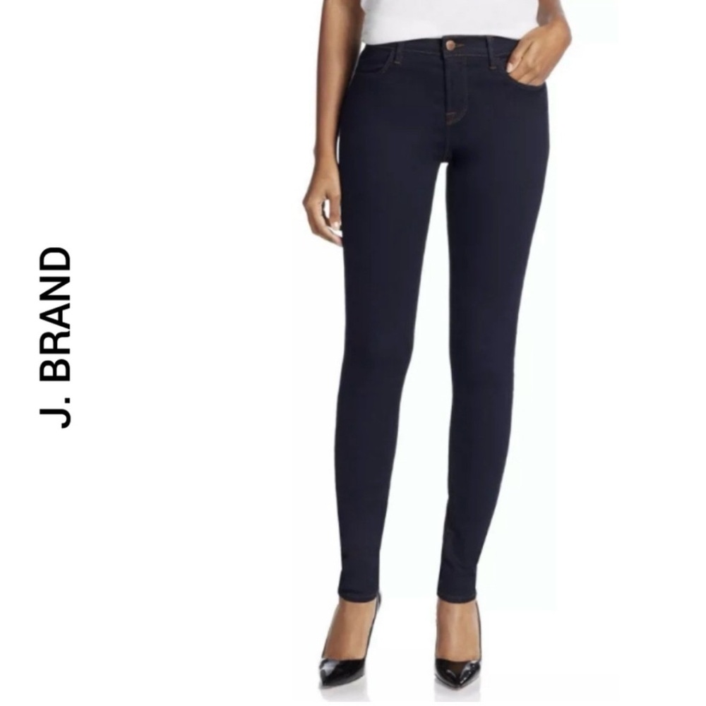J. Brand Maria High Rise Skinny Jeans In Ink Size 29 New